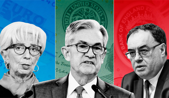 Heads of the world's central banks will speak today Heads of the world's central banks will speak today